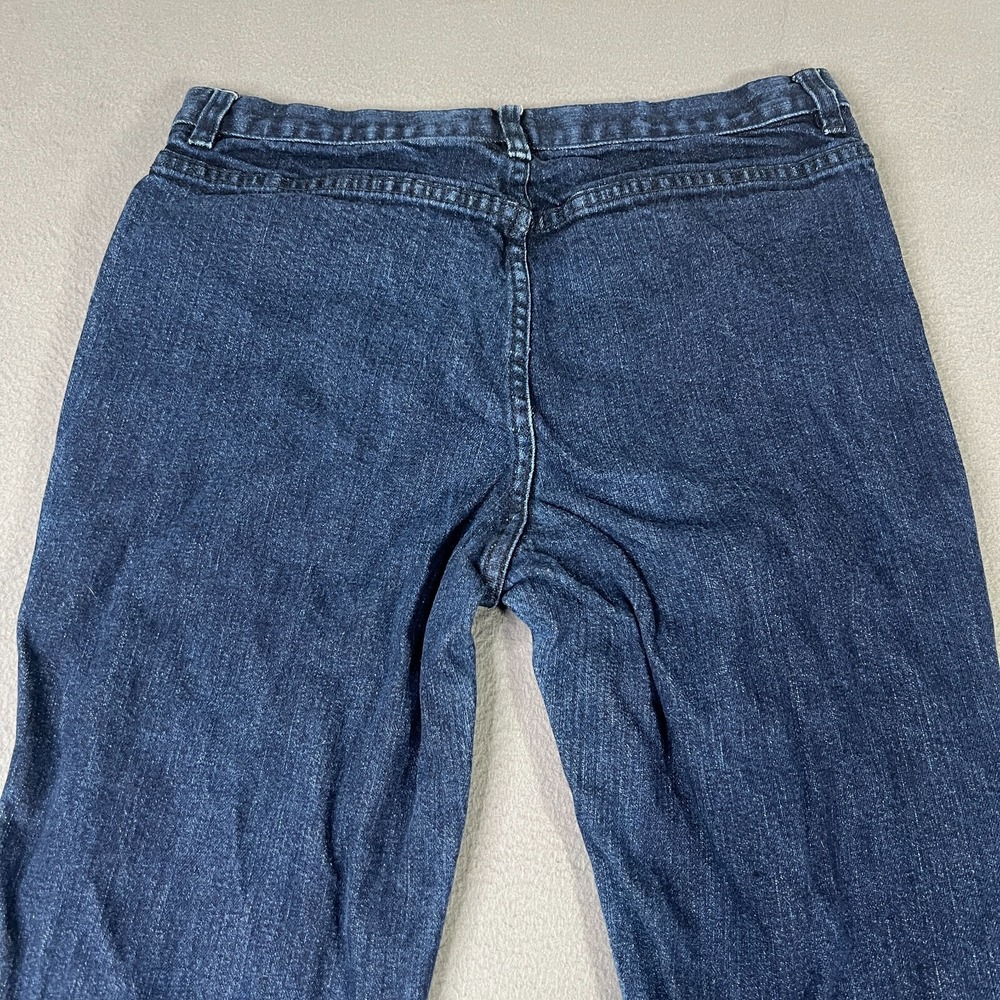 Lauren Jeans Ralph Lauren Womens Blue 8 (30x29.5) Slim Denim Wash Zip Pockets - Picture 9 of 11